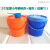 南孜 家用洗衣粉桶 带量勺 手提有盖收纳储物瓶装洗衣粉的盒子 2个透明桶(粉+绿)