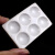 白色井穴板陶瓷点滴板 6孔 反应板 理化瓷 血凝板 瓷比色板 化学 9孔塑料井穴板/无盖