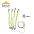 金能电力 临时四相短路高压接地线 25平方0.4kv双簧接地棒 高压线头线4*1m+12m尾线+1m棒+地夹