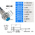 凯蓝智造霍尔传感器 NJK-5002C M12 NPNP三线常开磁性感应接近开关无磁极