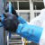 兰浪（LANON）SR303 进口厚重型氯丁橡胶防化手套防有机溶剂耐酸碱化学实验劳保防护CE认证 M