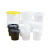 谋福 1083 食品级塑料桶密封桶小水桶包装桶 龙虾打包桶（塑料桶（ 1L透明 无提手））