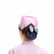 劳保佳 护士帽 加厚涤卡护士燕尾工作帽 护士长护士服医生帽 白色 涤卡面料 5件装