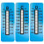希试 温度贴纸温度标签贴温度条8格 张 8格E 204-260℃ 