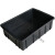 ESD静电周转箱smt黑色长方形物料盒托盘pcb零件螺丝收纳盒 1号155*100*55mm