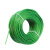 德岐 绿色包塑钢丝绳 工程胶皮钢丝绳 晒衣架窗户牵引线 6mm(50米) 
