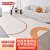京东京造 客厅地毯 卧室地垫 现代简约北欧轻奢网红环保AAAA防滑茶几毯 复古咖-160*230cm