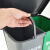 兰诗（LAUTEE）D152 脚踏分类双格垃圾桶 商用连体双桶垃圾桶 20L绿灰