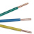 起帆电线电缆 BV0.75平方国标单芯单股铜芯硬线 棕色 100米