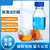 蓝盖丝口试剂瓶高硼硅玻璃瓶实验室化学螺口广口棕色透明密封罐瓶  橙盖高硼硅透明250mL 1个