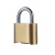 雨素 挂锁 小锁 黄铜底部密码锁 防盗锁 门锁柜子锁 52mm