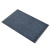 兰诗 DM02 双条纹地毯 地面吸水防滑脚垫 入户除尘垫 灰色120*150cm（四周包边）