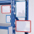RFSZ 磁性安全标牌 仓储货架分区材料卡物资分类磁铁标签 黑色 A5+双磁铁 21*15CM 5个/件