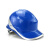 代尔塔安全帽ABS绝缘防砸建筑 102018蓝色1顶