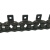 06B08B10A12A单侧单孔弯板链条带耳双侧带附件弯板输送滚子链 5分(10A)双侧单孔弯板链条1.5米