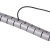 冰禹 理线器包线管 电线收纳整理束线缠线管护套 黑色10米 直径30mm 送夹子 BY-2010