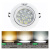 三雄极光pak 3W开孔65MM白色4000K暖白光 LED一体化射灯星际系列嵌入式筒灯定制