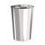 海斯迪克 HK-8010 圆形不锈钢垃圾桶 带内桶室内商场垃圾桶 翻盖港式桶 黑色斜投38*73cm