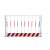 Denilco【白色1.2*2米】 基坑护栏建筑工地防护栏杆围挡交通设施临边施工围栏道路隔离网 竖管带标语款