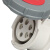 天旭工业插头插座连接器380V三芯四芯五芯耦合器防水对接插头单相三线zz-3252 五芯32A暗装插座  1个