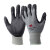 3M舒适型防滑耐磨手套高透气性抗油污耐磨通用型劳防手套塑料袋装灰色XL 1副