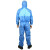 挺固 防护服连体带帽化学实验室蓝色全身工作防尘服 1件起批 XL 3天