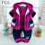 女童装宝宝三件套秋冬装套装棉衣套装0-1-2岁3-9个月婴儿童衣服 小女孩 紫色 80CM(适合8-16个月)