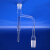 定制实验室用高硼硅玻璃分水器 10ml带刻度油水分水器玻璃活 玻璃活塞19上口+19下塞