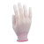 ECO-Xtrflex 涤纶白PU手套(指浸) 10335 PU指尖涂层 10副/包 白色 L码