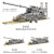 开智多拉巨炮古斯塔夫列车炮坦克模型高难度拼装玩具男孩礼物成人积木 多拉巨炮3846pcs
