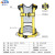 NLNTL耐特力半身安全带高空作业安全带涤纶双背插扣款安装电工施工安全绳 款式3+单弹力绳带缓冲