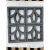 琴冉中式庭院围墙镂空砖雕仿古水泥花窗隔断花格装饰影壁方形镂空窗花 6号灰色白色3030