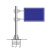 益宙 交通安全指示牌立杆限速警示牌杆件反光道路公路标志牌 三角形/边长1300mm（无立柱）