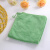鸥宜ORYT 纤维毛巾抹布擦车柔软吸水清洁擦拭保洁布 30*30cm绿色10条