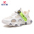 哈比熊童鞋夏季儿童运动鞋男童运动凉鞋女童单网鞋GU8001 白色31码