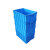 封浮 周转箱塑料零件物料盒收纳盒配件箱塑料盒胶框五金工具盒长方形大号 不带盖640*425*150mm蓝色575-140