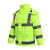 金诗洛 KSL135 交通警示雨衣 环卫反光雨衣雨裤 荧光绿套装 165/M