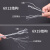 镀锌钢丝绳2mm-15mm捆绑固定钢丝绳生命线安全绳装饰拉线挂灯吊牌 轻型5毫米10米(送2个卡头)