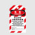 希万辉 气瓶状态卡安全挂牌消防设备检查卡标识警示牌 禁止移除设备标签或锁(PVC) 3个装7.6*13.9cm