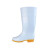 谋福（CNMF）卫生靴 男女雨靴 白色厨房耐油防酸碱卫生靴 高筒鞋 42码 9598
