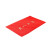 晟泰邦 欢迎光临迎宾地毯地垫红色防滑垫（可定制内容） 红底黄字 12mm厚 60*80cm