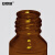 安赛瑞 蓝盖丝口试剂瓶 实验室螺口密封瓶试剂瓶螺纹带刻度丝口玻璃瓶大口瓶 棕色 500ml 600644