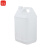 谋福 1037塑料方桶形酒桶包装桶壶扁桶密封桶加厚油桶（6L 乳白色  ）