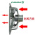 工业方排抽风机厨房排风扇 工业换气扇窗式排气扇厨房抽油烟 16寸大风量百叶款/安装尺寸