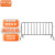 中环力安【304钢1.2*2m】不锈钢铁马定制隔离栏地铁学校施工交通防护围栏商场活动护栏