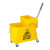 wimete 威美特 WIjj-59 单桶榨水车 轻便式手压式墩布桶 工业/商用拖把挤干桶 黄色24L