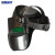 海斯迪克 HKDH01 电焊面具 自动变光 防烤脸 头戴式面罩 焊工眼镜 防护烧焊 专用帽 变光 黑色（2个）