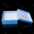 TEFRA-PRO翻盖冻存盒T820100蓝色1英寸PP格挡100格隔柱样品冷冻盒低温储存盒8个/包