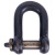 卡环锁具起重卸扣D形U型吊环连接卡扣直形重型锁扣国标扣 国标重型6.8吨