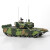 威斯 1：24 99A主战坦克模型 99大改模型 L45cmX15cmX22cm 合金仿真训练模型 锦盒包装